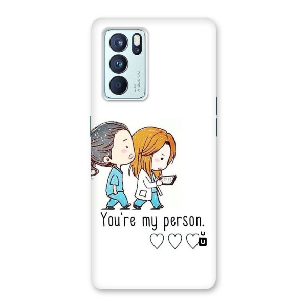 Two Friends In Coat Back Case for Oppo Reno6 Pro 5G