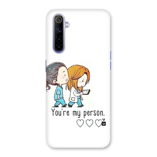 Two Friends In Coat Back Case for Realme 6i