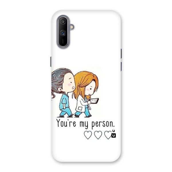 Two Friends In Coat Back Case for Realme C3