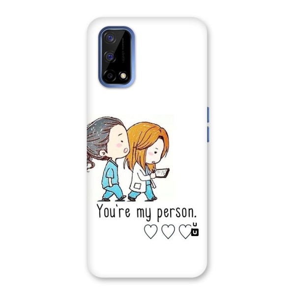 Two Friends In Coat Back Case for Realme Narzo 30 Pro