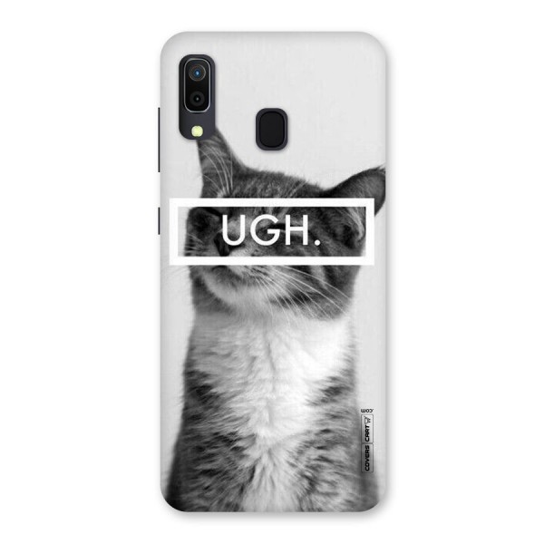 Ugh Kitty Back Case for Galaxy A20