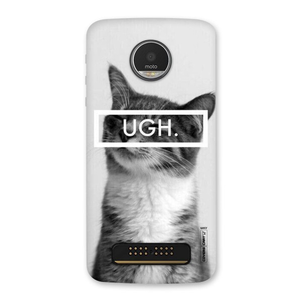 Ugh Kitty Back Case for Moto Z Play