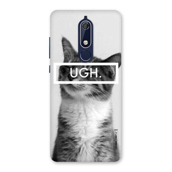 Ugh Kitty Back Case for Nokia 5.1