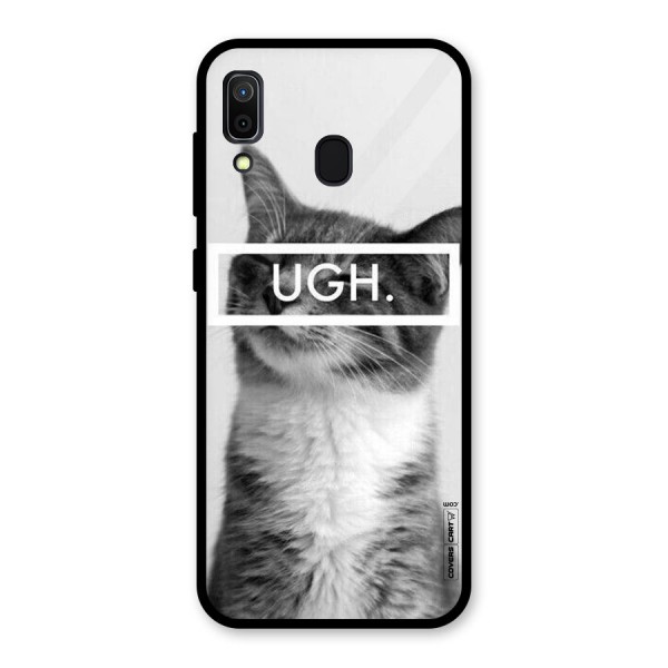 Ugh Kitty Glass Back Case for Galaxy A30