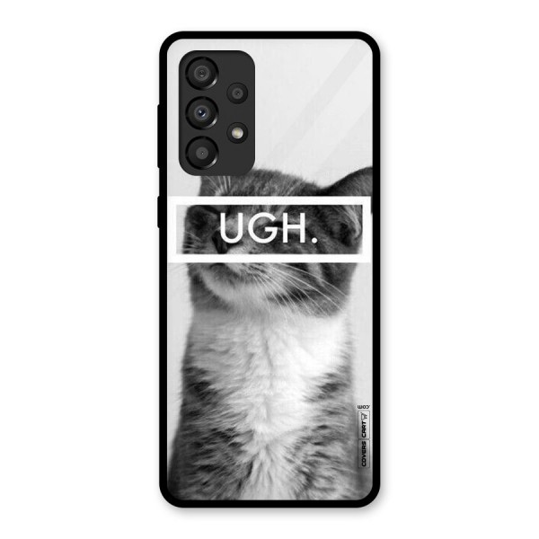 Ugh Kitty Glass Back Case for Galaxy A33 5G
