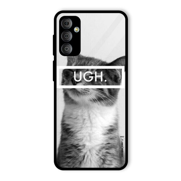 Ugh Kitty Glass Back Case for Galaxy F23