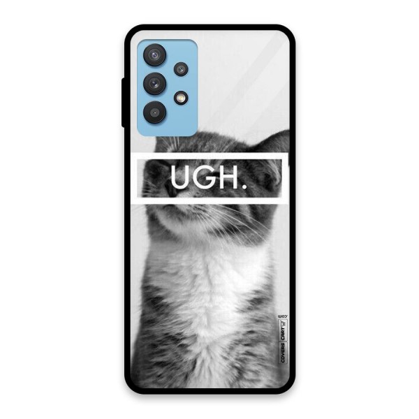 Ugh Kitty Glass Back Case for Galaxy M32 5G