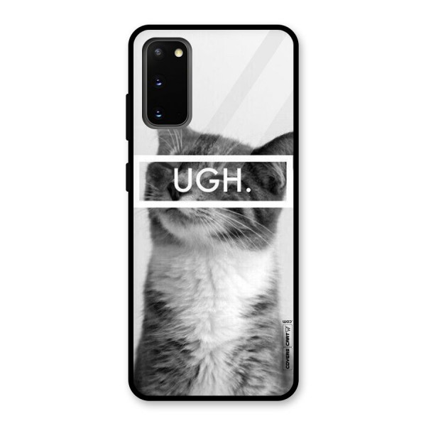 Ugh Kitty Glass Back Case for Galaxy S20