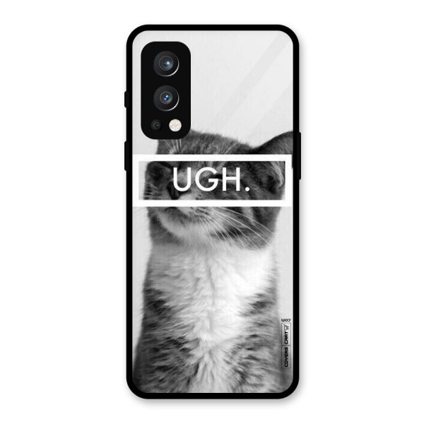 Ugh Kitty Glass Back Case for OnePlus Nord 2 5G