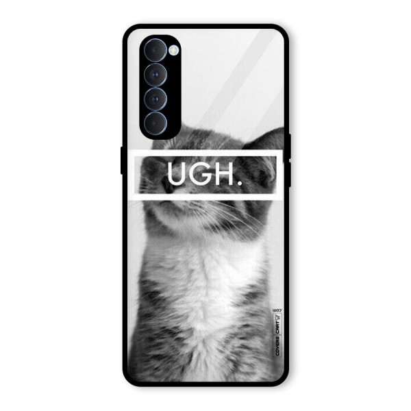 Ugh Kitty Glass Back Case for Oppo Reno4 Pro