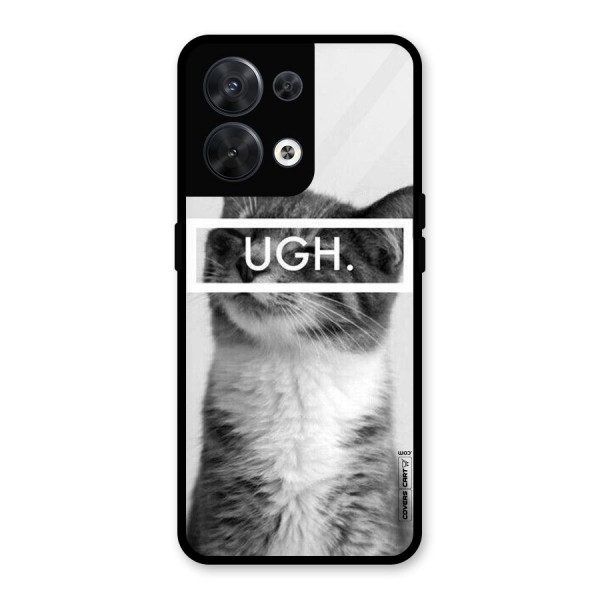 Ugh Kitty Glass Back Case for Oppo Reno8 5G