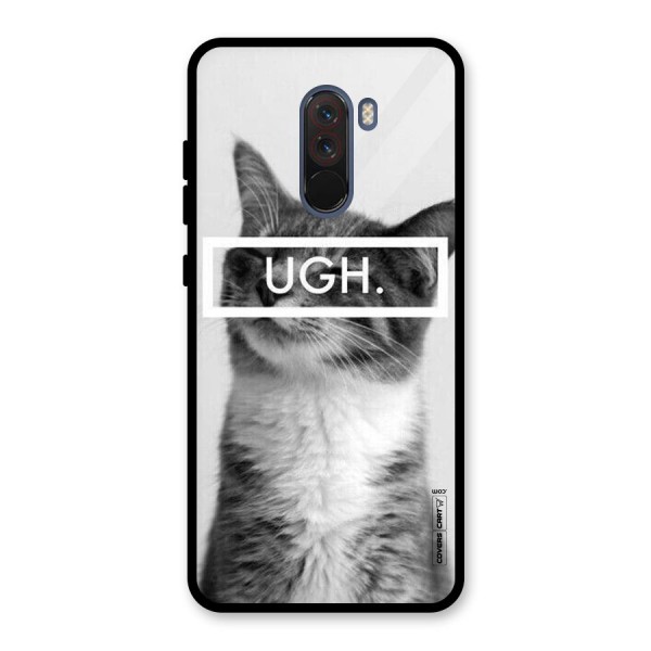 Ugh Kitty Glass Back Case for Poco F1