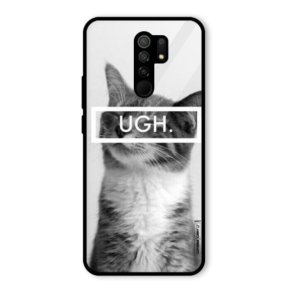 Ugh Kitty Glass Back Case for Redmi 9 Prime