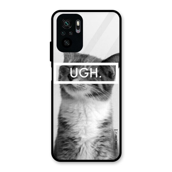 Ugh Kitty Glass Back Case for Redmi Note 10