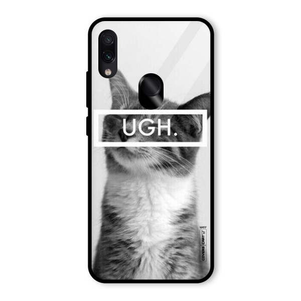 Ugh Kitty Glass Back Case for Redmi Note 7