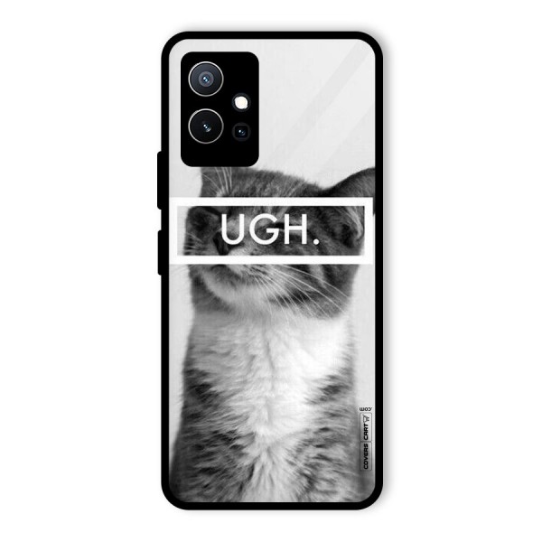 Ugh Kitty Glass Back Case for Vivo T1 5G