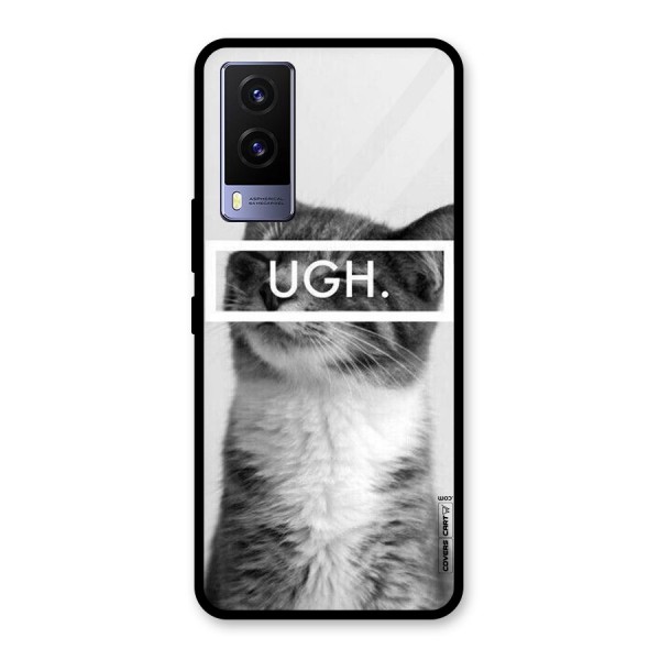 Ugh Kitty Glass Back Case for Vivo V21e 5G