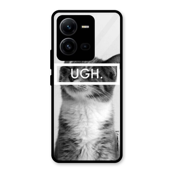 Ugh Kitty Glass Back Case for Vivo V25