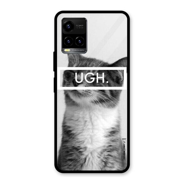 Ugh Kitty Glass Back Case for Vivo Y21 2021