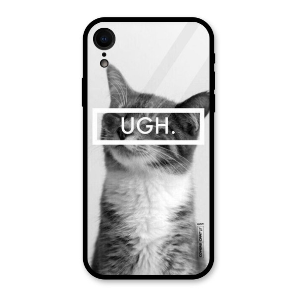 Ugh Kitty Glass Back Case for XR