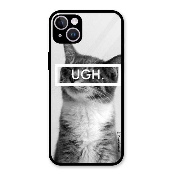 Ugh Kitty Glass Back Case for iPhone 14 Plus
