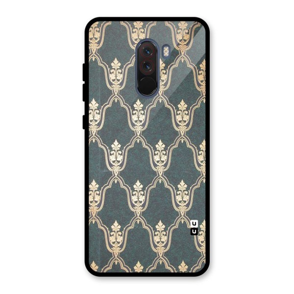 Ultra Beauty Pattern Glass Back Case for Poco F1