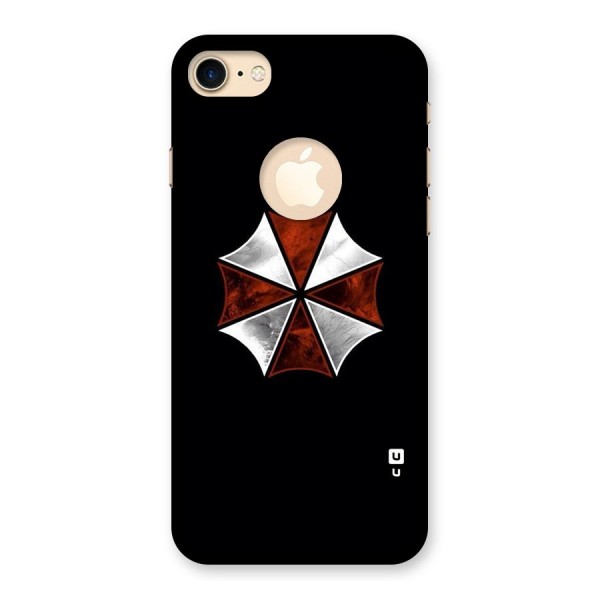 Umbrella Design Back Case for iPhone 8 Logo Cut