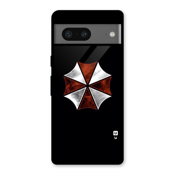 Umbrella Design Glass Back Case for Google Pixel 7