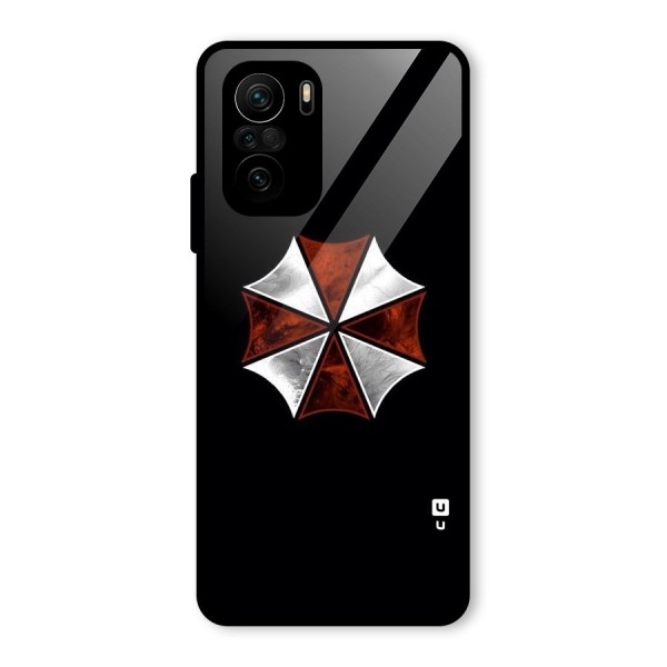 Umbrella Design Glass Back Case for Mi 11x