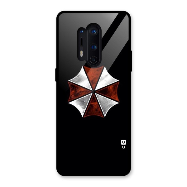 Umbrella Design Glass Back Case for OnePlus 8 Pro