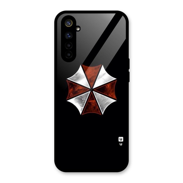 Umbrella Design Glass Back Case for Realme 6