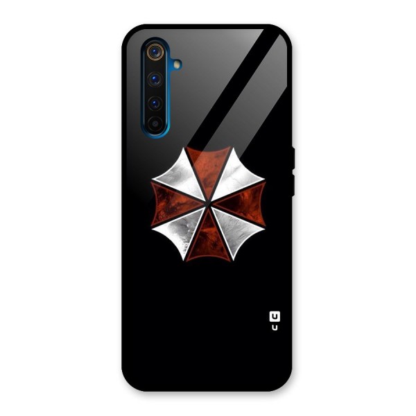 Umbrella Design Glass Back Case for Realme 6 Pro