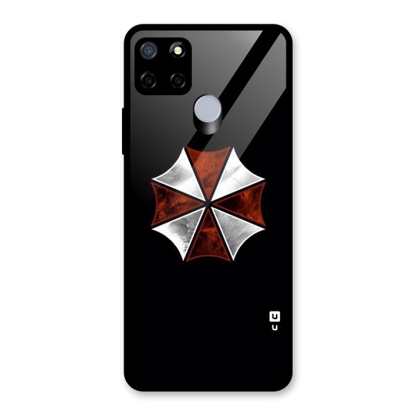 Umbrella Design Glass Back Case for Realme C12