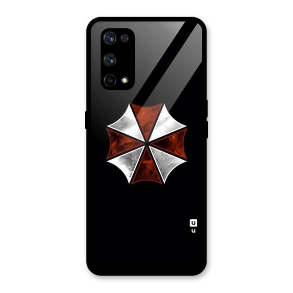 Umbrella Design Glass Back Case for Realme X7 Pro