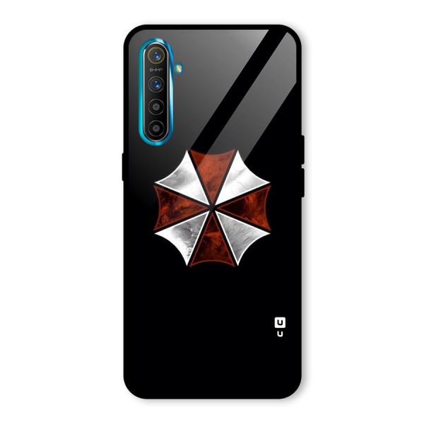 Umbrella Design Glass Back Case for Realme XT