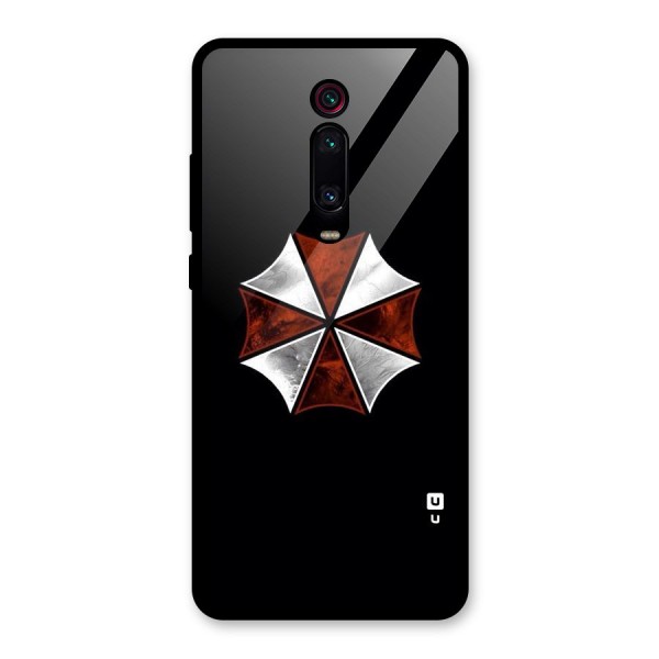 Umbrella Design Glass Back Case for Redmi K20 Pro