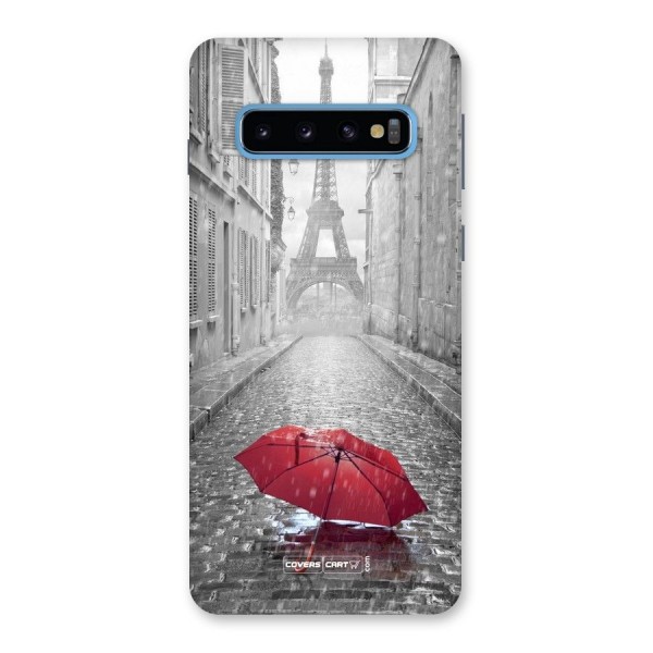 Umbrella Paris Back Case for Galaxy S10