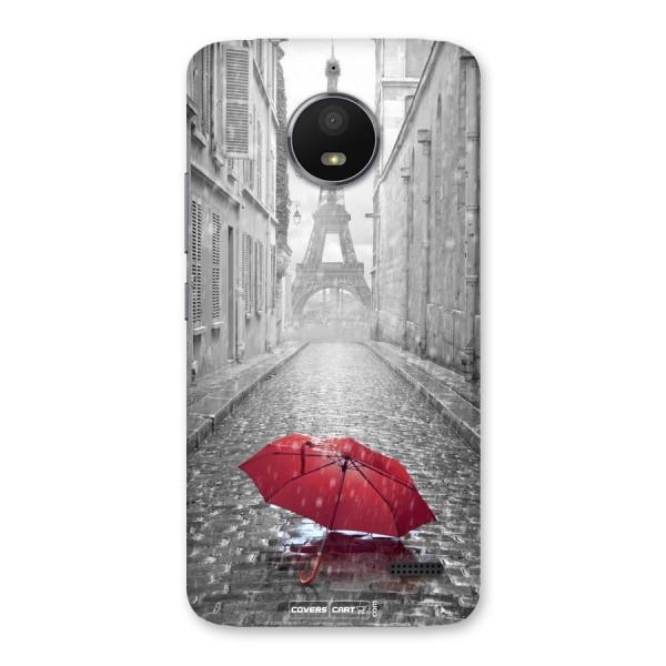 Umbrella Paris Back Case for Moto E4