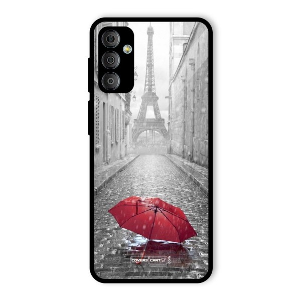 Umbrella Paris Glass Back Case for Galaxy F23