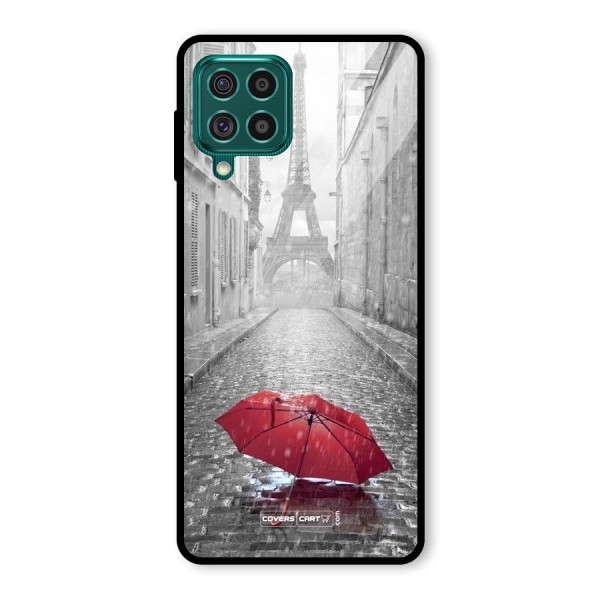 Umbrella Paris Glass Back Case for Galaxy F62