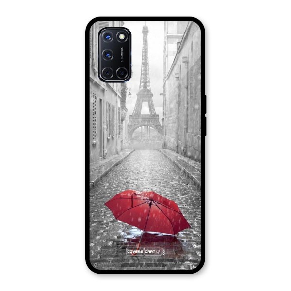 Umbrella Paris Glass Back Case for Oppo A52