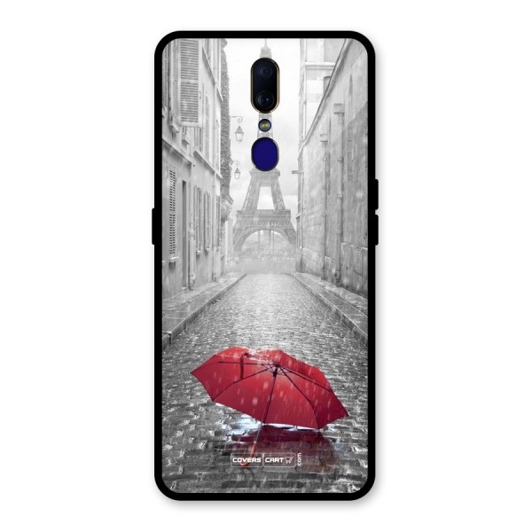 Umbrella Paris Glass Back Case for Oppo F11