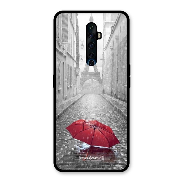 Umbrella Paris Glass Back Case for Oppo Reno2 Z