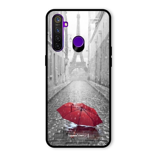 Umbrella Paris Glass Back Case for Realme 5 Pro