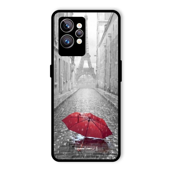 Umbrella Paris Glass Back Case for Realme GT2 Pro