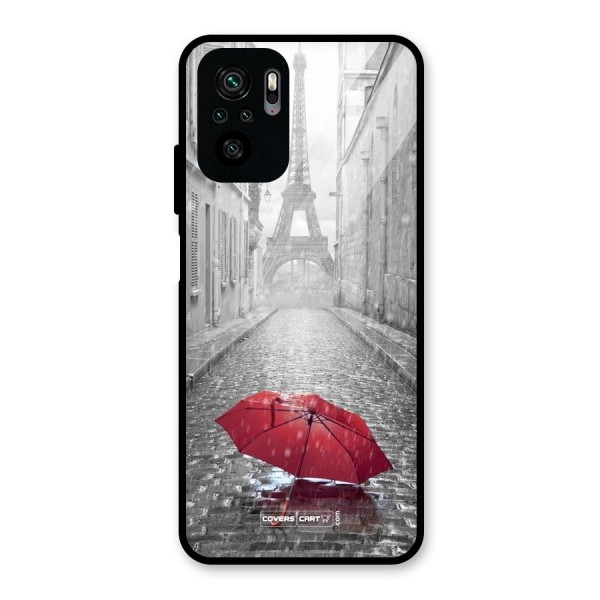 Umbrella Paris Glass Back Case for Redmi Note 10