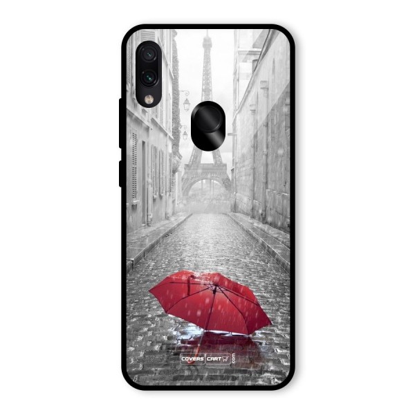 Umbrella Paris Glass Back Case for Redmi Note 7