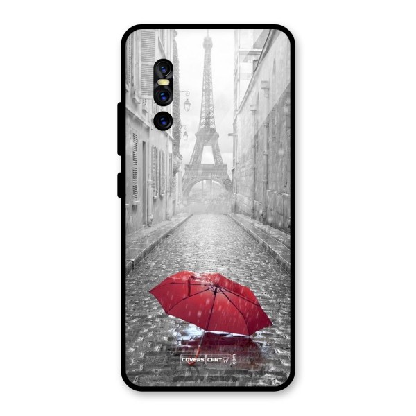 Umbrella Paris Glass Back Case for Vivo V15 Pro