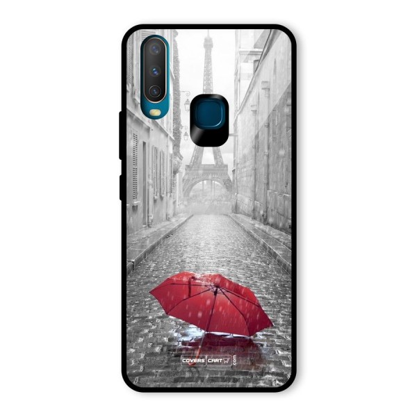 Umbrella Paris Glass Back Case for Vivo Y12