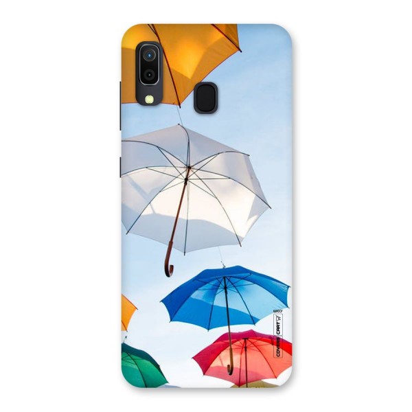 Umbrella Sky Back Case for Galaxy A20